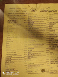Restaurant italien Ristorante Pizzeria Le Querce à Ferrara (le menu)