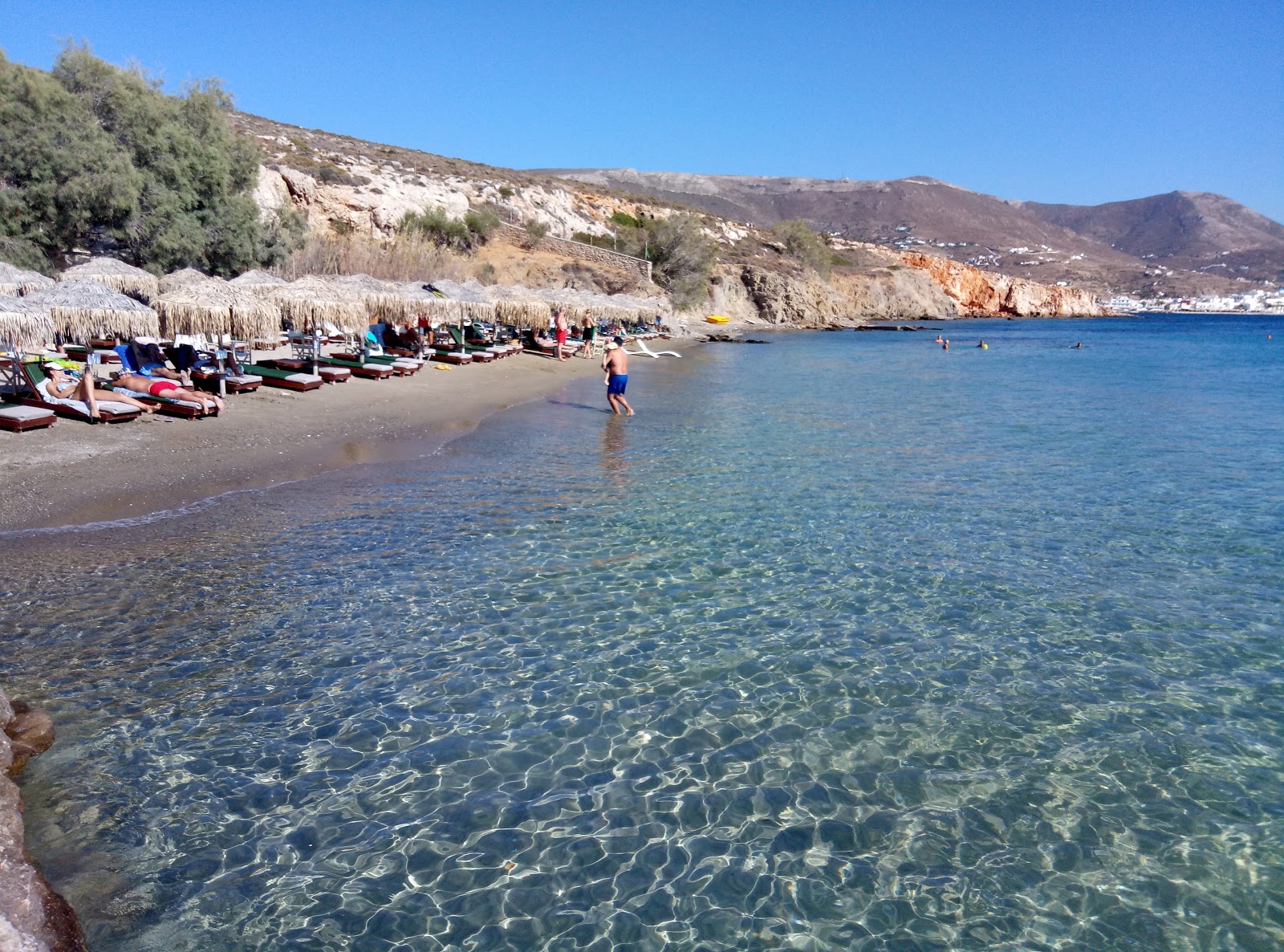 Krios beach'in fotoğrafı çok temiz temizlik seviyesi ile