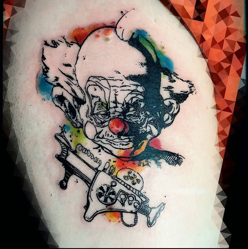 Explore white trash tattoo ideas, creative tattoo ideas in Benton, available at Spectrum Tattoo