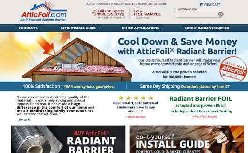 Manufacturer «AtticFoil Radiant Barrier», reviews and photos