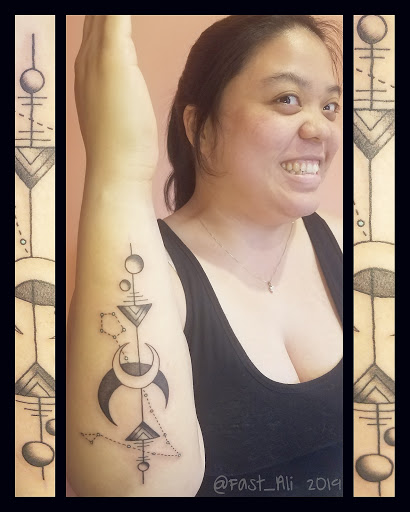 Explore celtic tattoo sleeve ideas, creative tattoo ideas in Cranford, available at Lost & Found Tattoo Studio