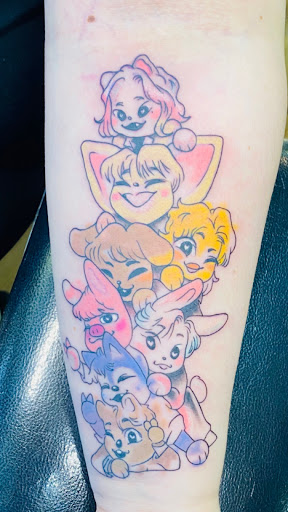 Explore 3 initial tattoo ideas, creative tattoo ideas in Anchorage, available at Anchorage Tattoo Studio