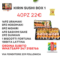 Menu / carte de KiRIN SUSHI ASIA FUSIONE RESTAURANT FOLLONICA à Follonica
