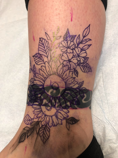 Explore spiritual tattoos ideas, creative tattoo ideas in Englewood, available at Point of Entry Tattoo