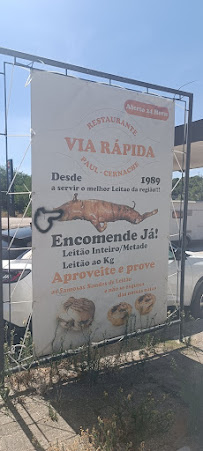 Menu / carte de Restaurante Via Rápida à Cernache