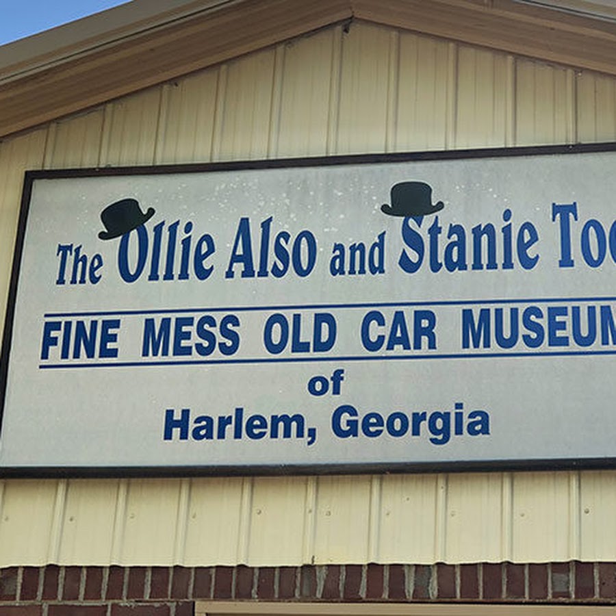 Ollie Also and Stanie Too Fine Mess Old Car Museum of Harlem Georgia