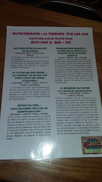 L’Embelly Le Bistro de Reb à Grenoble menu