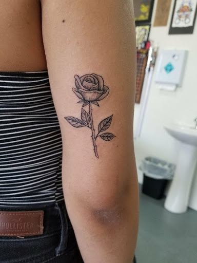 Explore small mushroom tattoo ideas, creative tattoo ideas in Fort Myers, available at Tiger Lotus Tattoo and Piercing