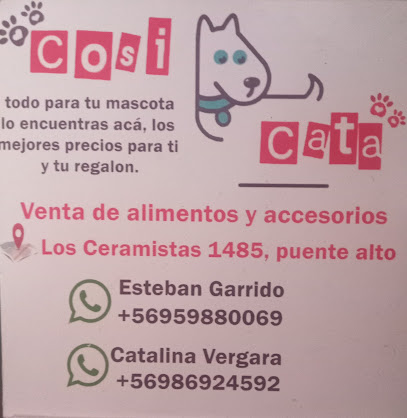 Alimento Accesorios para Mascotas 'Cosi_Cata'