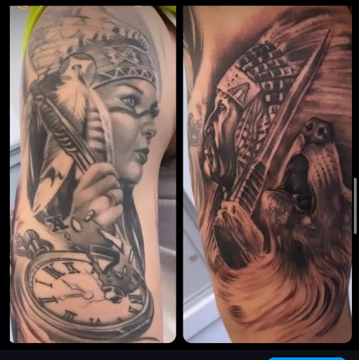 Explore big toe tattoos ideas, creative tattoo ideas in El Paso, available at Pumping Ink Tattoo Parlor