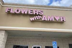 Flowers with Amor image