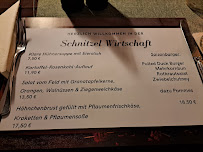 Restaurant Schnitzel Wirtschaft à Eisenhüttenstadt (le menu)