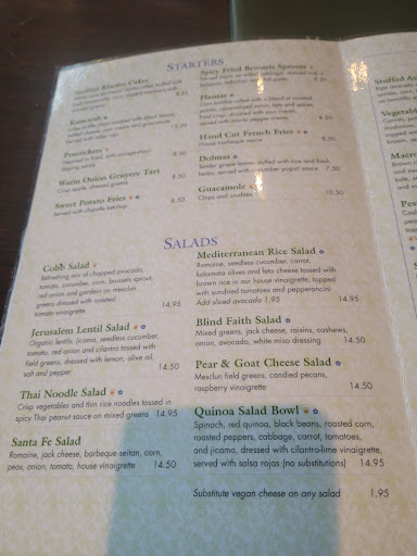 Vegetarian Restaurant «Blind Faith Cafe», reviews and photos, 525 Dempster St, Evanston, IL 60201, USA