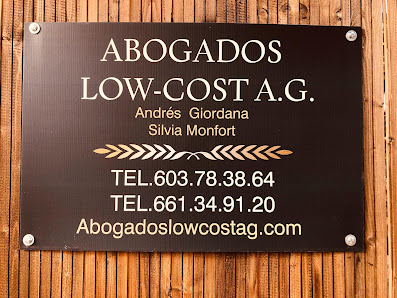 ABOGADOS LOW-COST A.G. 43717 La Bisbal del Penedès, Tarragona, España