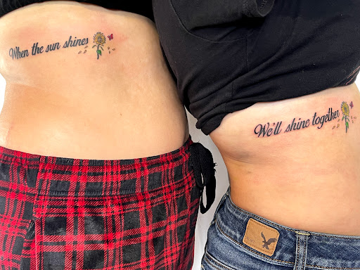 Explore m tattoo ideas, creative tattoo ideas in Butler, available at Kryptic Skin Tattoo