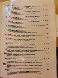 Pizzeria La Napoletana à Taormina (le menu)