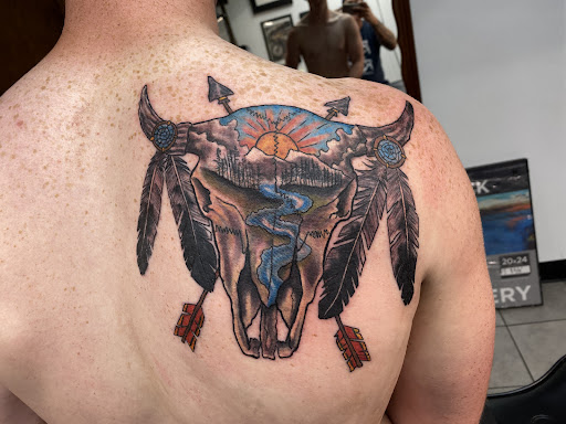 Explore post malone tattoo ideas, creative tattoo ideas in Meridian, available at spACEys Rock N Roll Tattoo