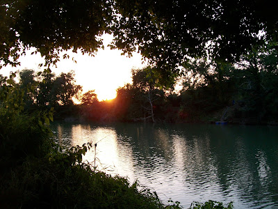 Route du lac à Laurède