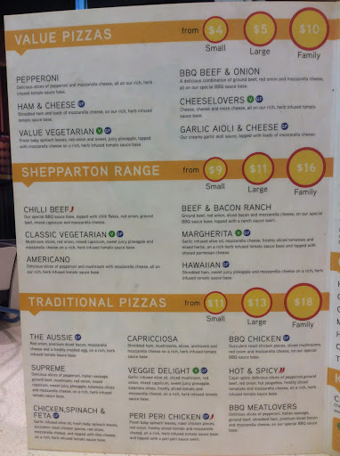 Shepparton Pizzas