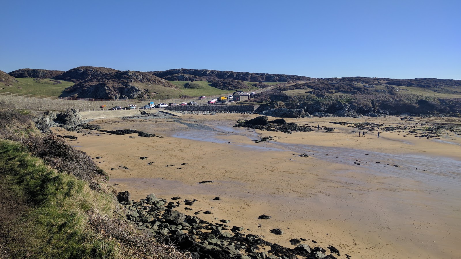 Photo of Porth Dafarch and the settlement