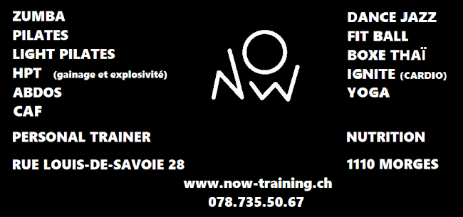 NOW – Centre de cours collectifs, personal training, nutrition Telefonnummer