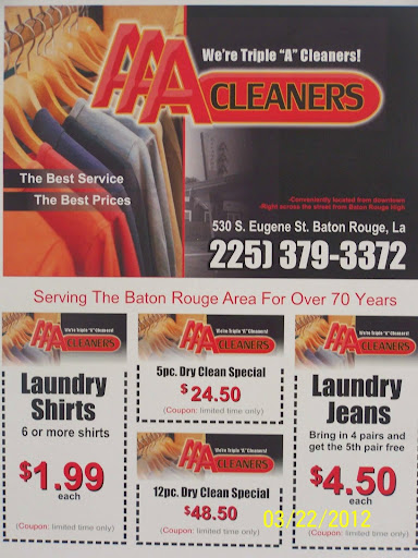 Dry Cleaner «AAA Cleaners», reviews and photos, 530 S Eugene St, Baton Rouge, LA 70806, USA