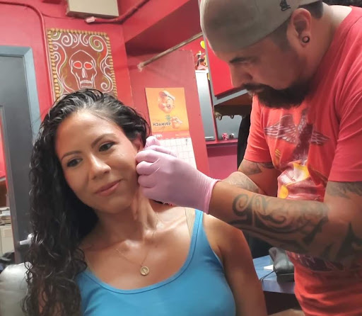 Explore semi colon tattoo ideas, creative tattoo ideas in Mcallen, available at White Buffalo Tattoo Studio