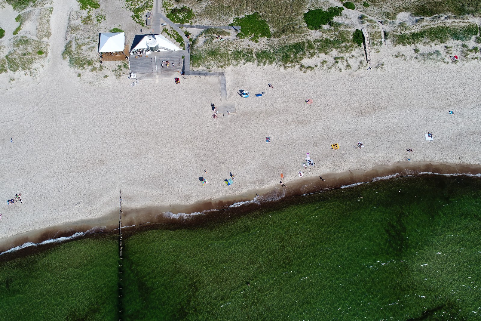 Foto af Preilos beach faciliteter område