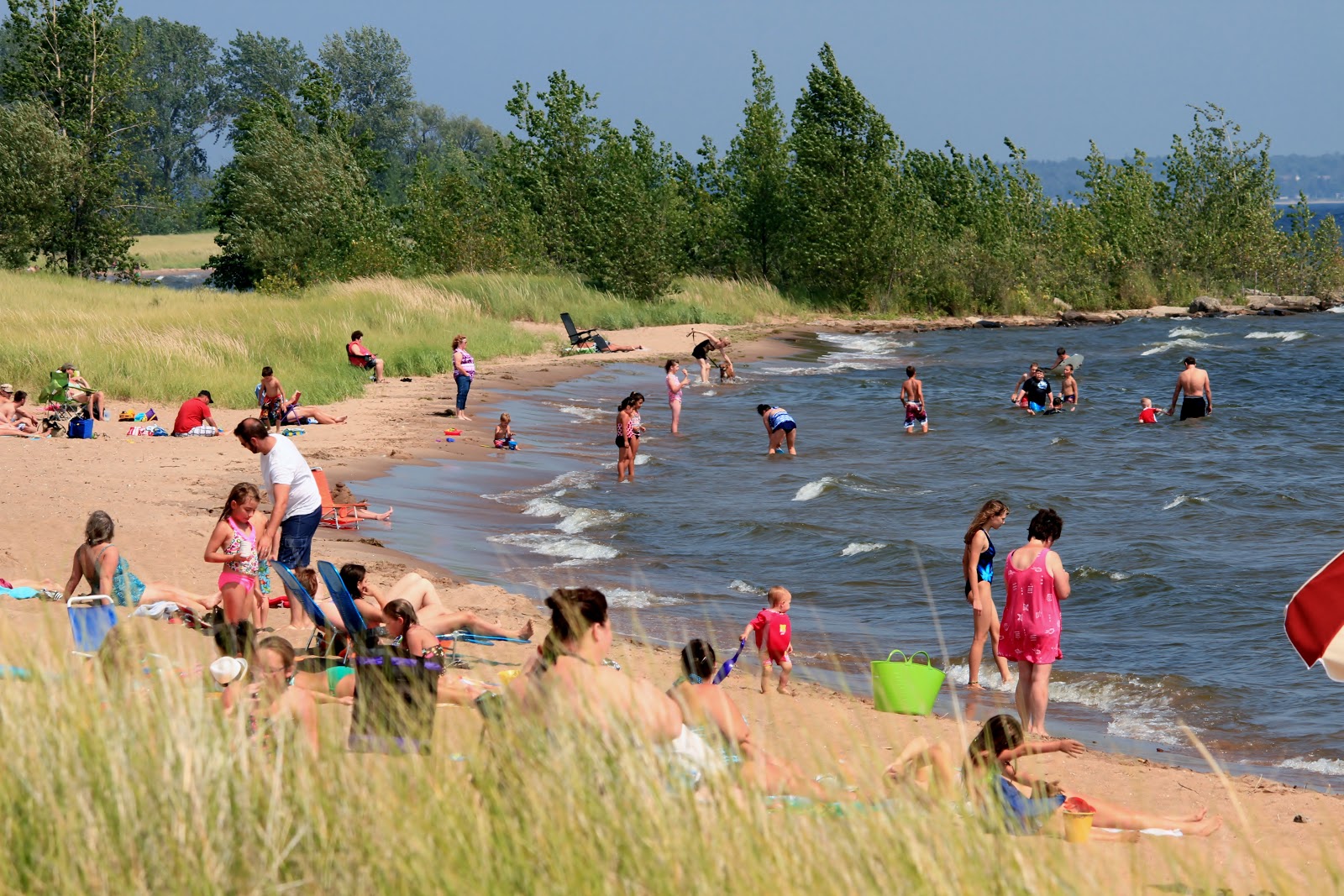 Foto von Escanaba Municipal Beach wilde gegend