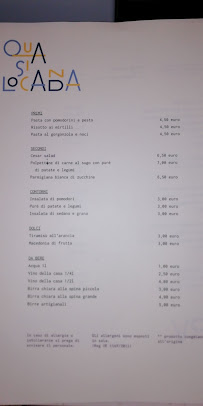 Carte du Quasilocanda à Milan