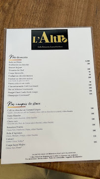 Menu / carte de L'Altro - Restaurant Antibes à Antibes