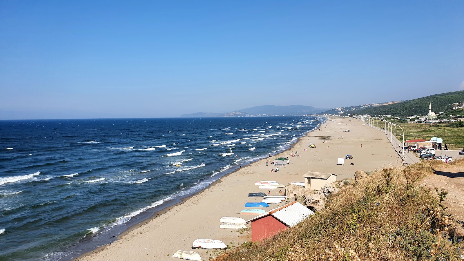 Foto van Mesudiye beach met beige zand oppervlakte
