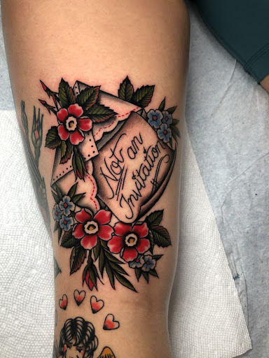 Explore male family tattoo ideas, creative tattoo ideas in Oakwood, available at Victory Tattoo Co