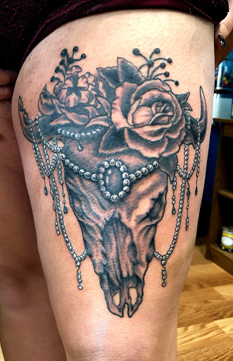 Explore tattoo ideas for truckers, creative tattoo ideas in Covington, available at Cupid Slave Tattoo Company