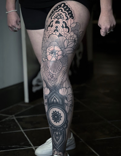 Explore mountain tattoo ideas for men, creative tattoo ideas in Birmingham, available at Revolution Ink