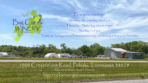 Winery «Big Creek Winery», reviews and photos, 1880 Campbellsville Rd, Pulaski, TN 38478, USA