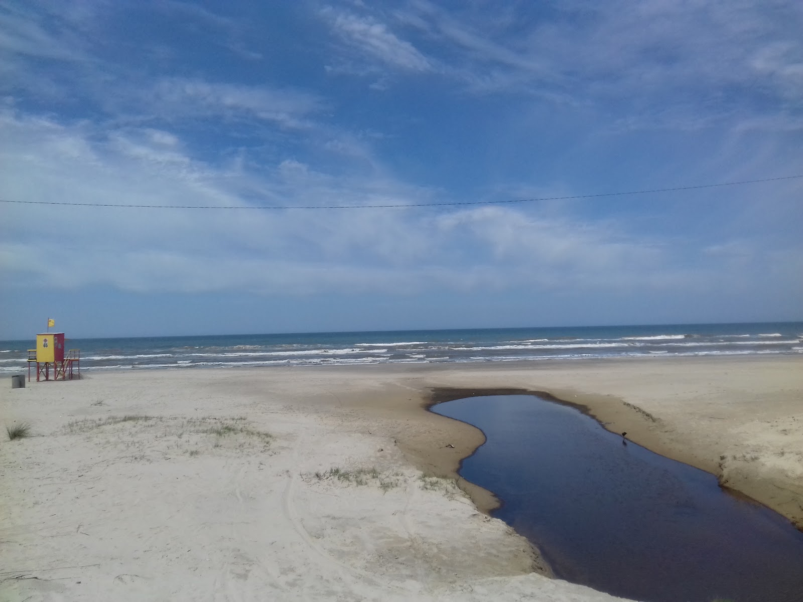 Foto de Praia de Balneario Gaivota com alto nível de limpeza