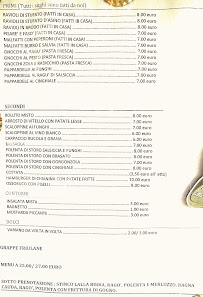 Osteria del Vecio Alpin à Casteggio carte