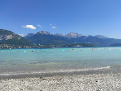 Plage municipale Sevrier'in fotoğrafı çok temiz temizlik seviyesi ile
