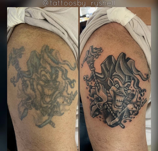 Explore tattoo ideas outline, creative tattoo ideas in Hayesville, available at The Upper Room Tat2 Parlor