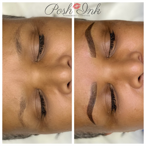 Explore dog print tattoo ideas, creative tattoo ideas in Canton, available at Posh Ink Permanent Cosmetics