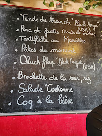 Menu du La Ferme des Hirondelles à Fretin