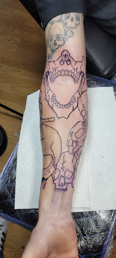 Explore awesome back tattoo ideas, creative tattoo ideas in Meridian, available at SK-Tattoo1