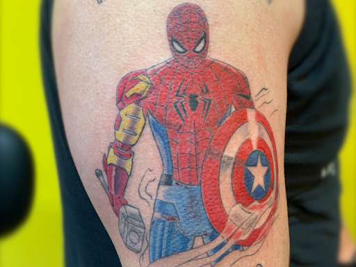 Explore world map tattoo ideas, creative tattoo ideas in Fairfax, available at Factor Studio Tattoo