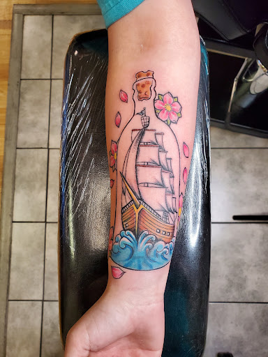 Explore girlfriend name tattoo ideas, creative tattoo ideas in Ocean Springs, available at Heart & Daggers Tattoo Studio LLC