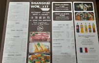 Menu / carte de Shanghai wok à Corbeil-Essonnes