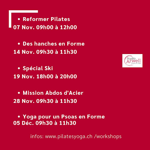 Rezensionen über Studio Azwell Pilates & Yoga in Lausanne - Fitnessstudio