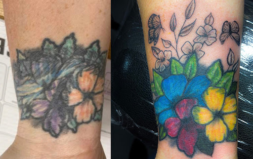 Explore side tattoo ideas for women, creative tattoo ideas in Bowling Green, available at Ink Therapy and Body Piercing