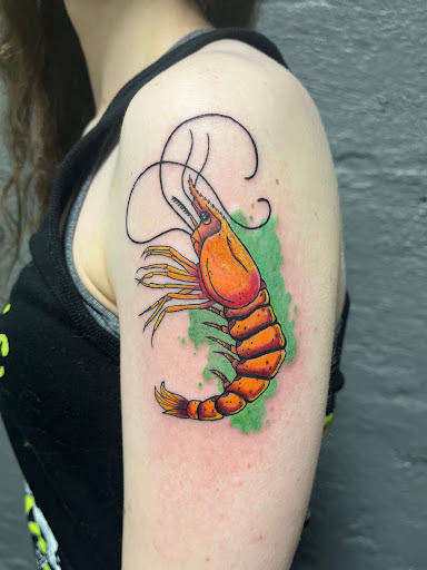 Explore sparrow tattoo ideas, creative tattoo ideas in Northern Cambria, available at Chey Kline Tattoos LLC
