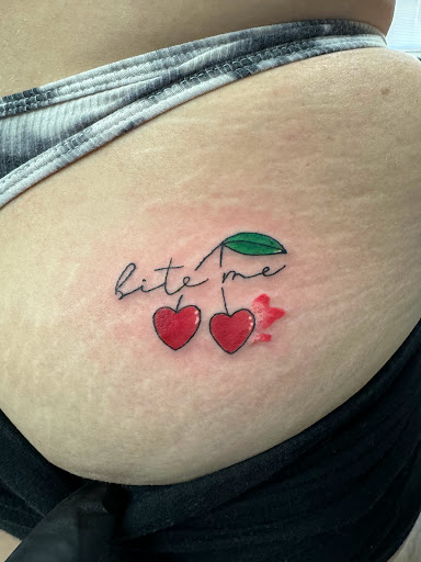 Explore italian horn tattoo ideas, creative tattoo ideas in Vincennes, available at Silver Owl Tattoo